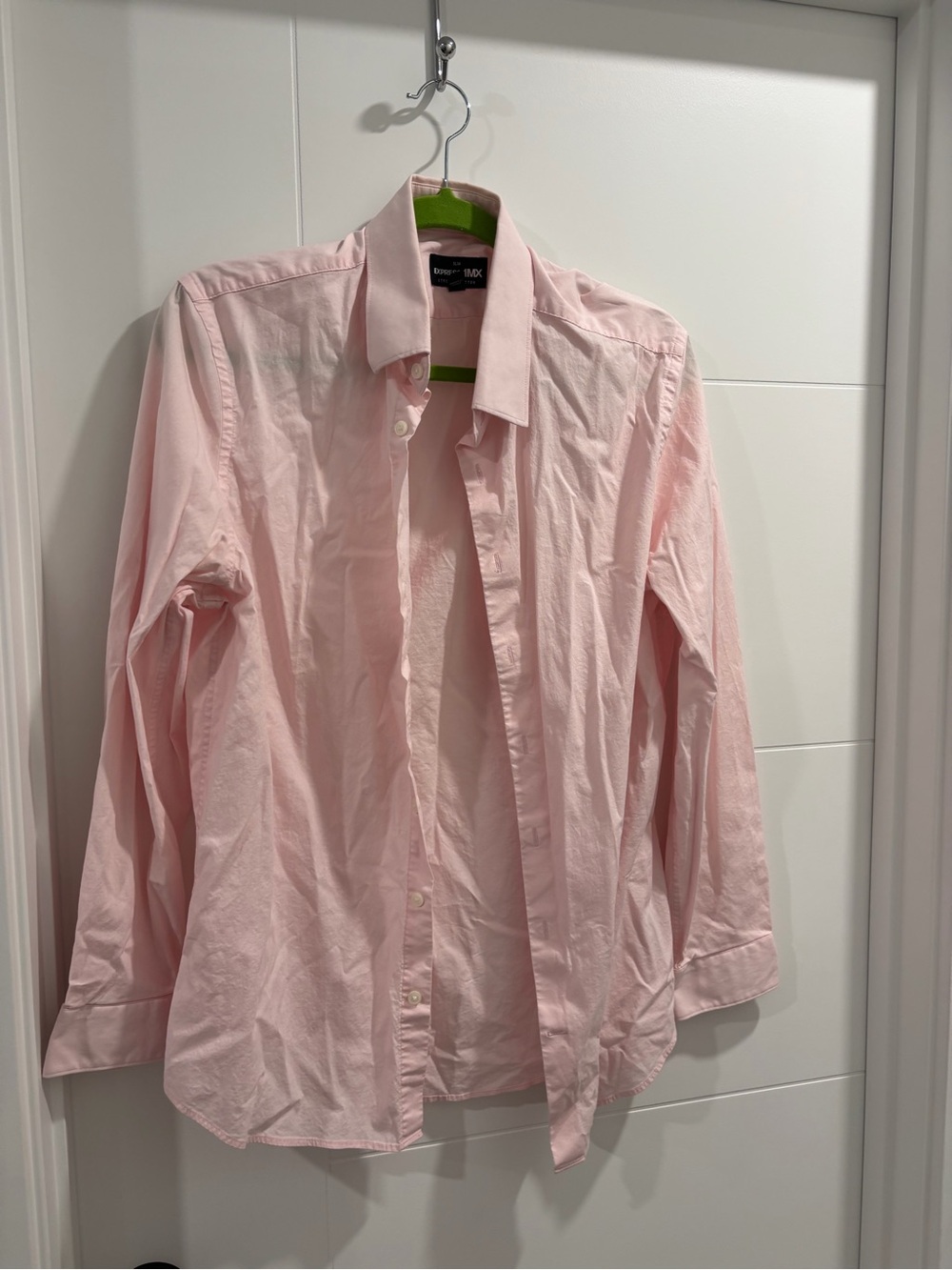 Express Men's Light Pink Dress Shirt